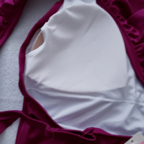 Pink Victoria Secret V Neck One Piece Bathing Suit - Picture 3 of 6